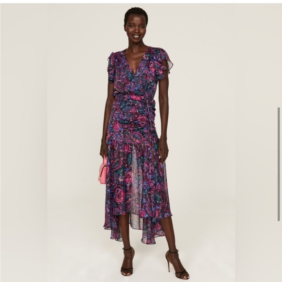 MISA Los Angeles ROBE MI-LONGUE COLETTE NWT X Small & Small - Picture 8 of 9